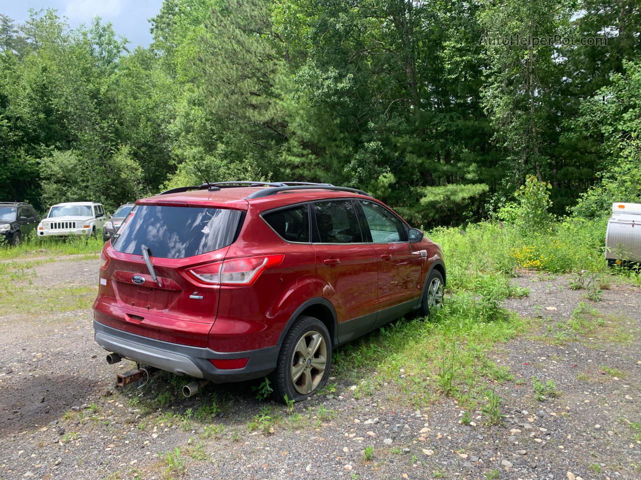 2013 Ford Escape Se Red vin: 1FMCU9GX5DUB58871