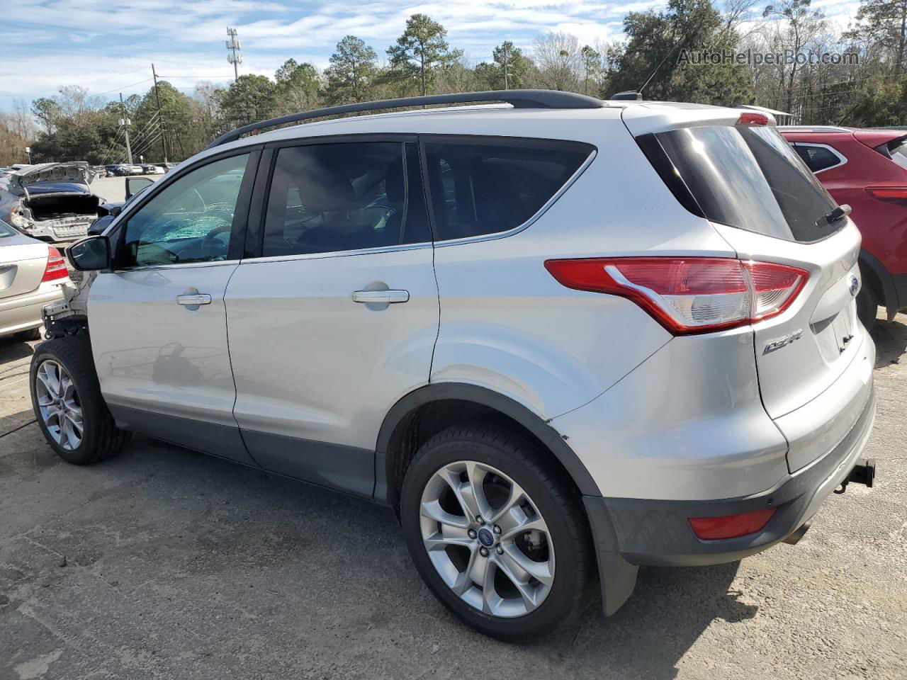 2014 Ford Escape Se Silver vin: 1FMCU9GX5EUA02055