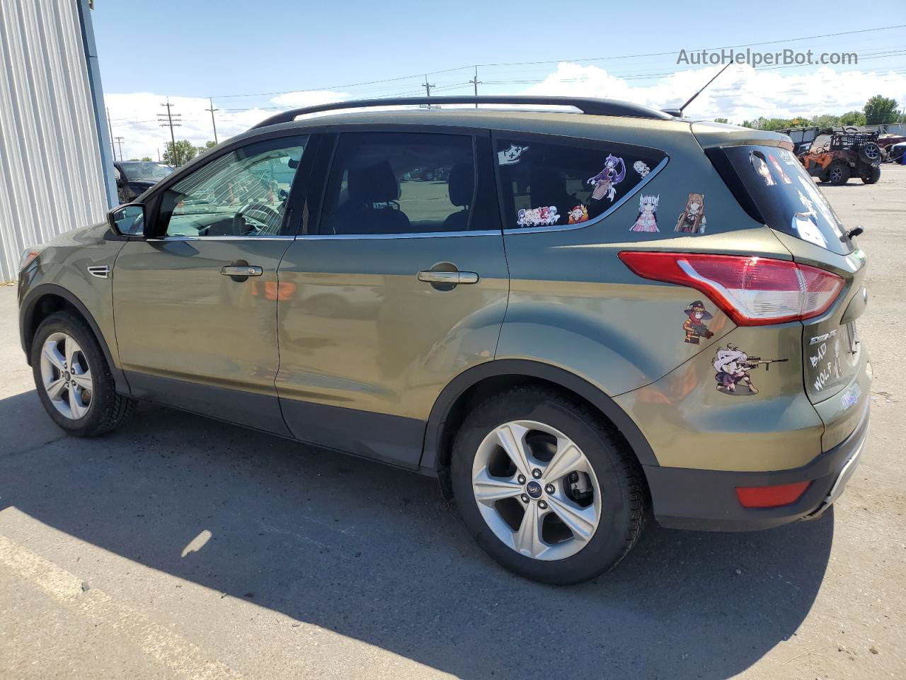 2014 Ford Escape Se Green vin: 1FMCU9GX5EUA22158