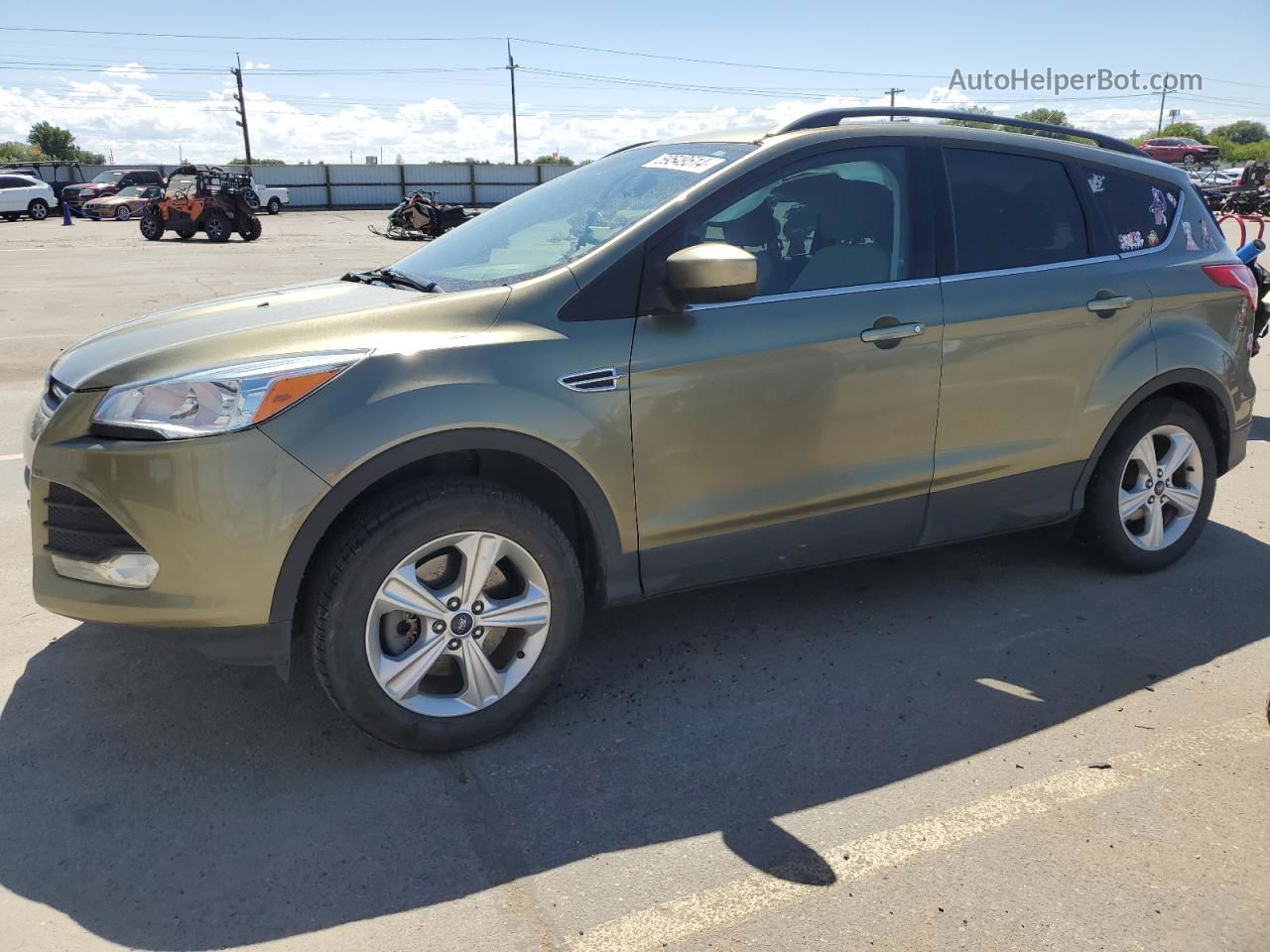 2014 Ford Escape Se Green vin: 1FMCU9GX5EUA22158