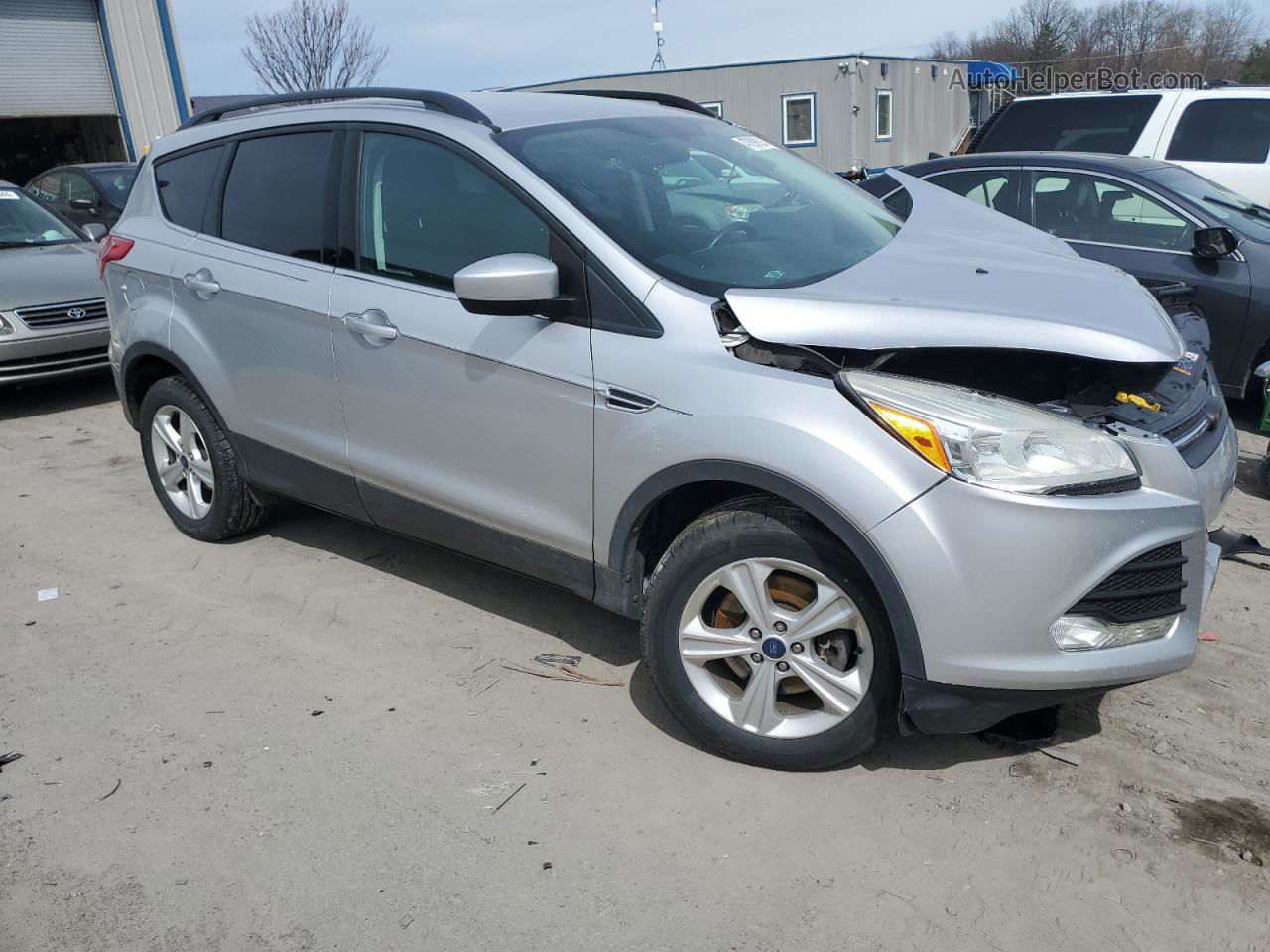 2014 Ford Escape Se Серебряный vin: 1FMCU9GX5EUA73045