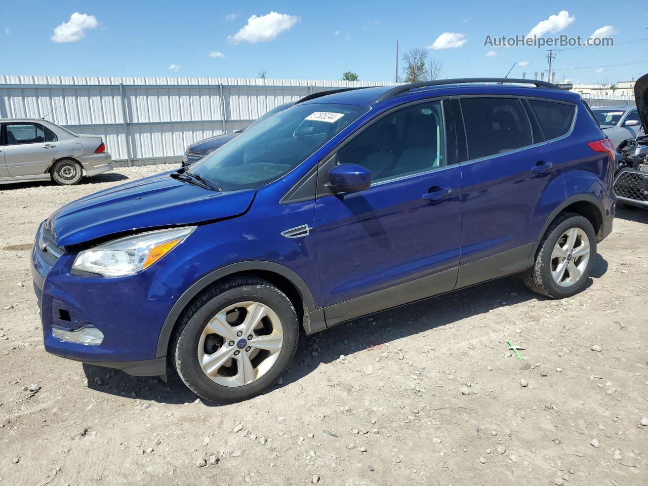 2014 Ford Escape Se Синий vin: 1FMCU9GX5EUB13429