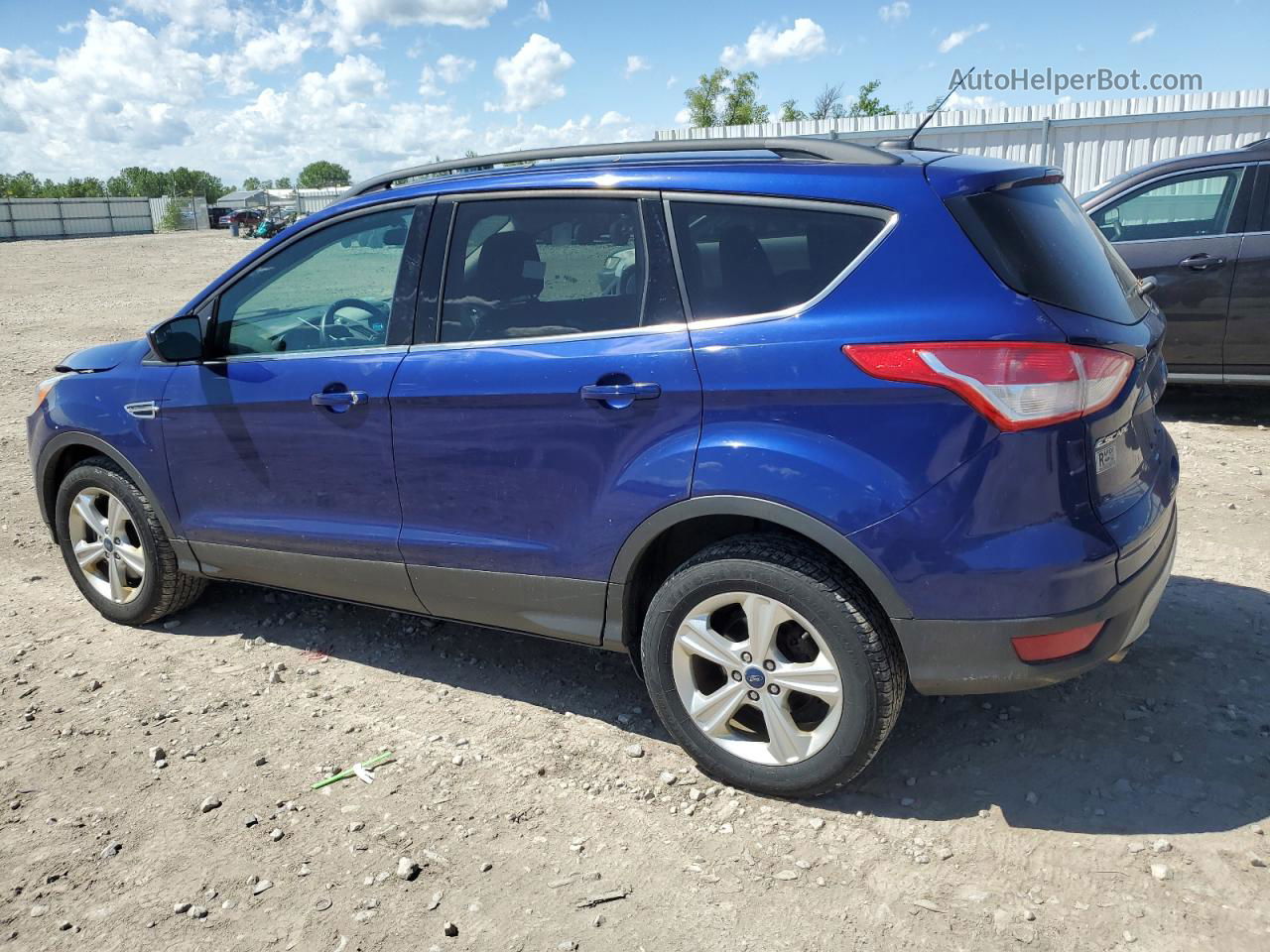 2014 Ford Escape Se Синий vin: 1FMCU9GX5EUB13429