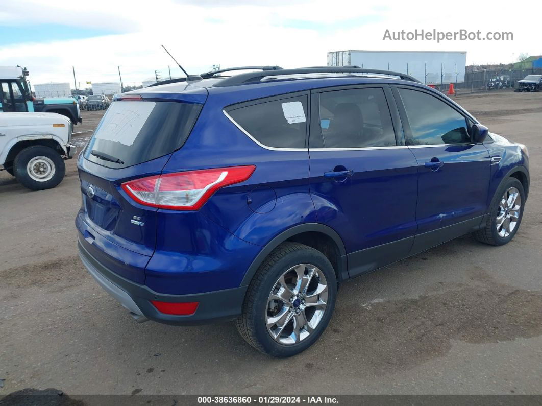 2014 Ford Escape Se Синий vin: 1FMCU9GX5EUC21727