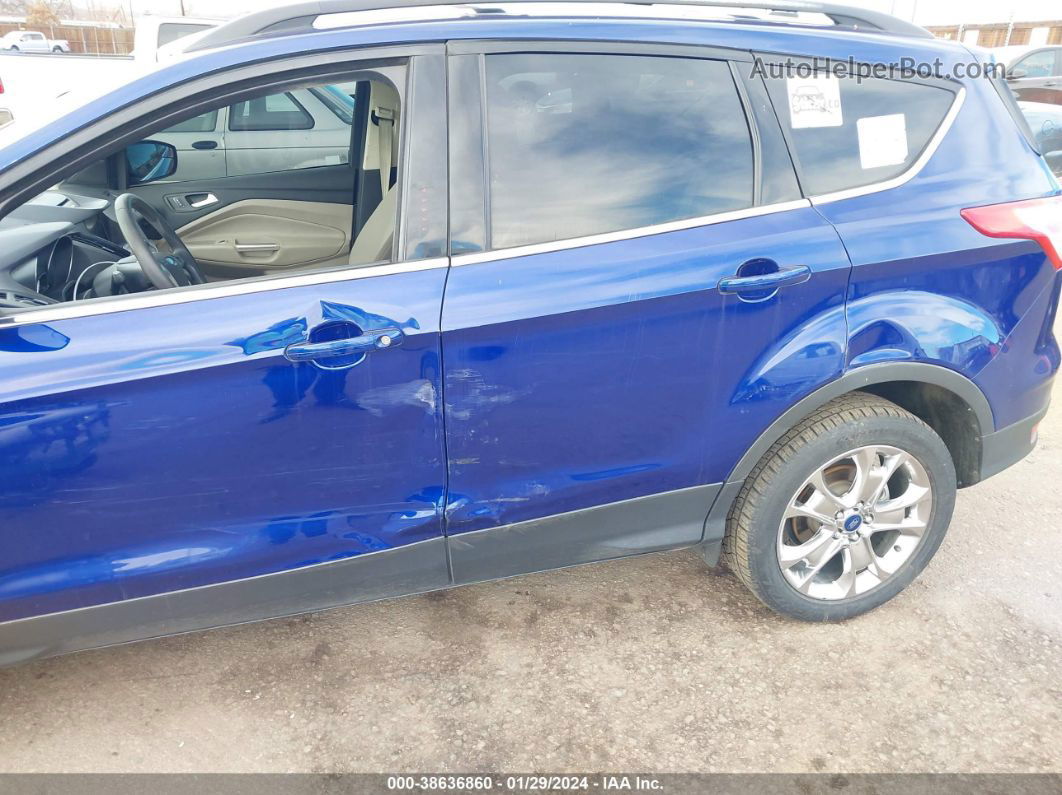 2014 Ford Escape Se Синий vin: 1FMCU9GX5EUC21727