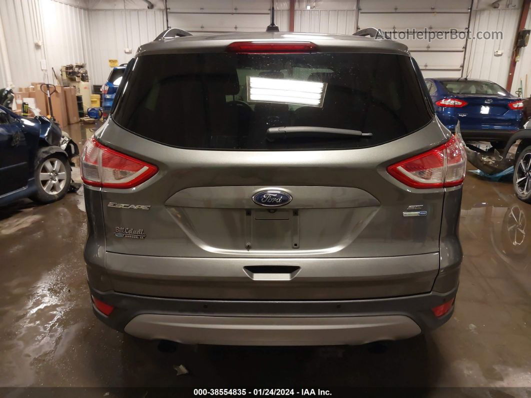 2014 Ford Escape Se Gray vin: 1FMCU9GX5EUD51118