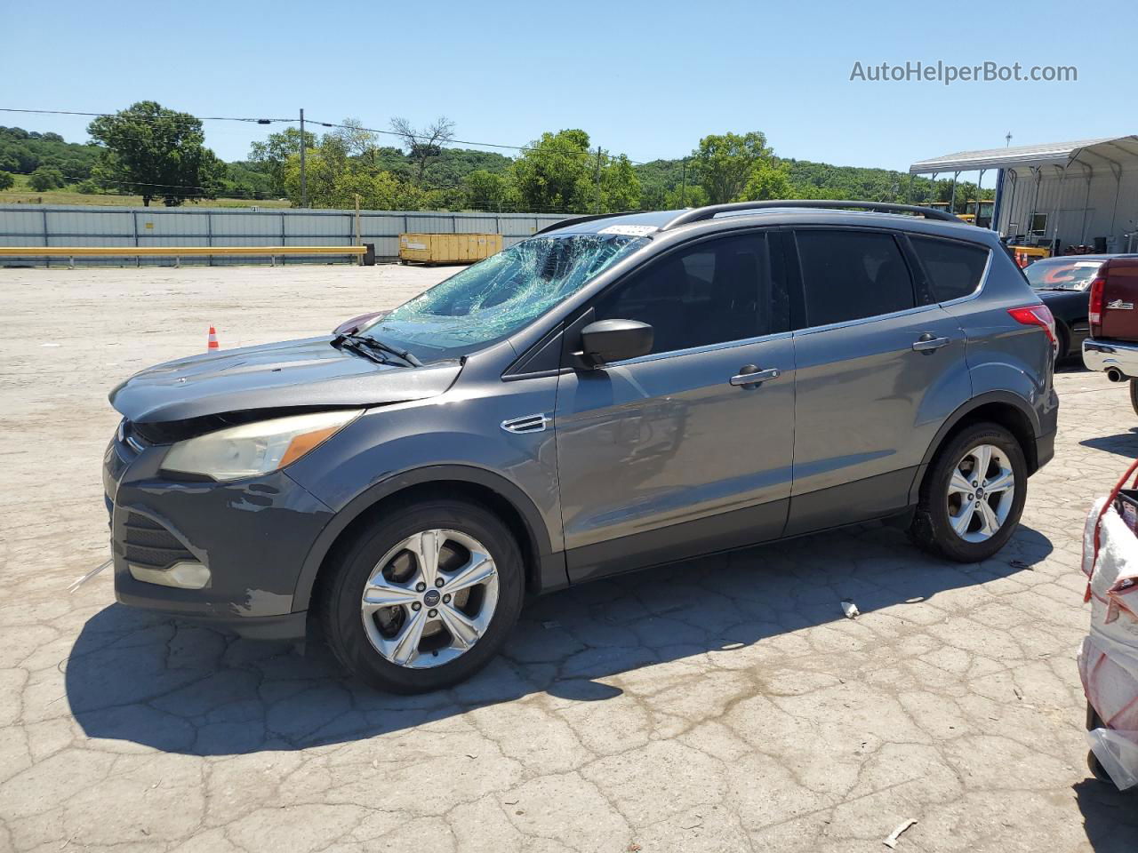 2014 Ford Escape Se Серебряный vin: 1FMCU9GX5EUD67111