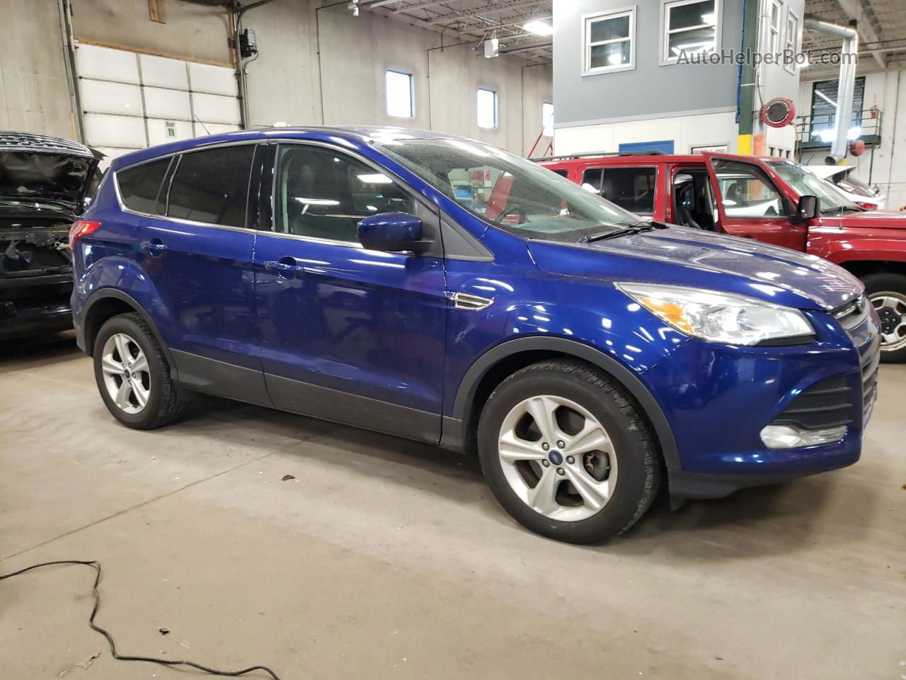 2014 Ford Escape Se Blue vin: 1FMCU9GX5EUE12869