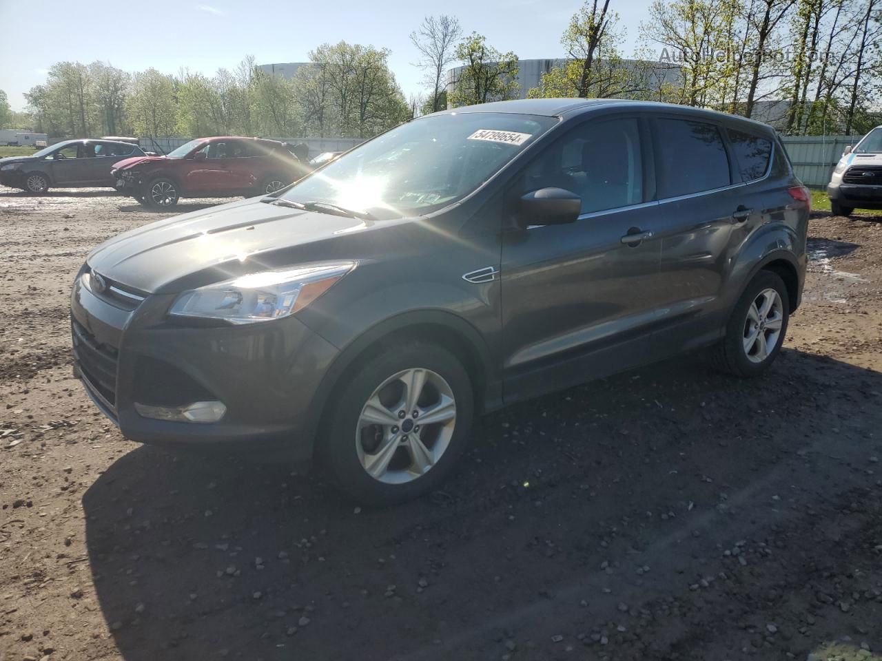 2015 Ford Escape Se Gray vin: 1FMCU9GX5FUA35218