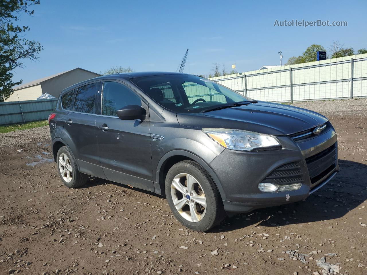 2015 Ford Escape Se Gray vin: 1FMCU9GX5FUA35218