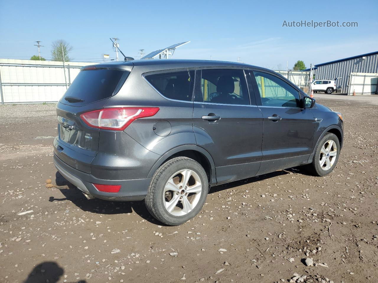 2015 Ford Escape Se Gray vin: 1FMCU9GX5FUA35218