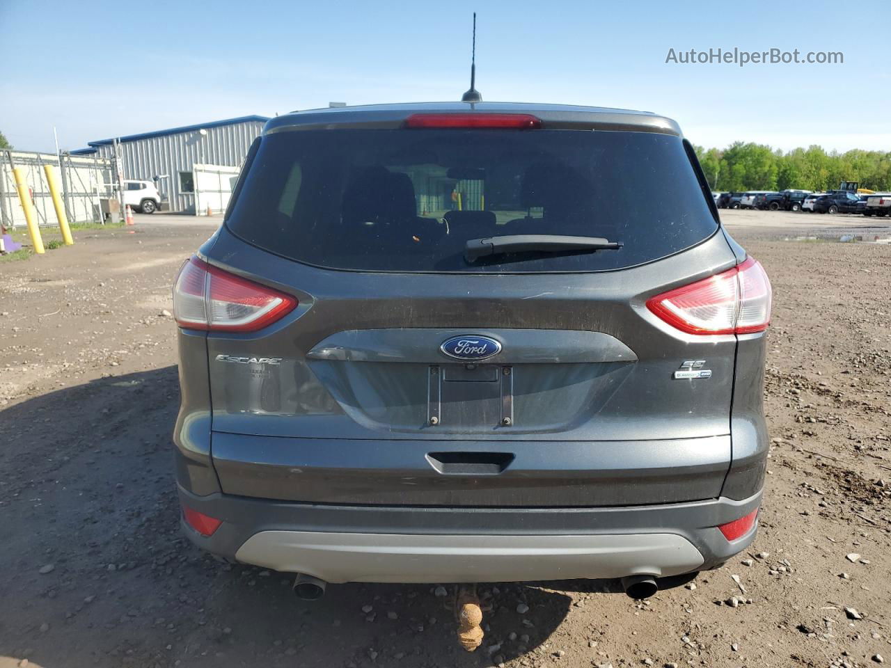 2015 Ford Escape Se Gray vin: 1FMCU9GX5FUA35218