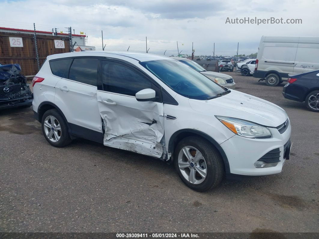 2015 Ford Escape Se White vin: 1FMCU9GX5FUB42592