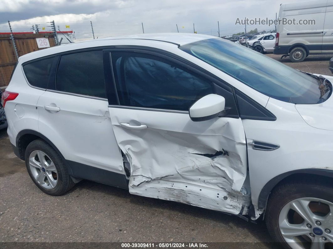 2015 Ford Escape Se White vin: 1FMCU9GX5FUB42592