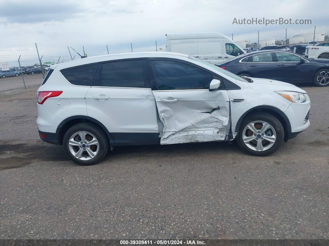 2015 Ford Escape Se White vin: 1FMCU9GX5FUB42592