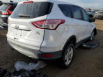 2015 Ford Escape Se White vin: 1FMCU9GX5FUB64897