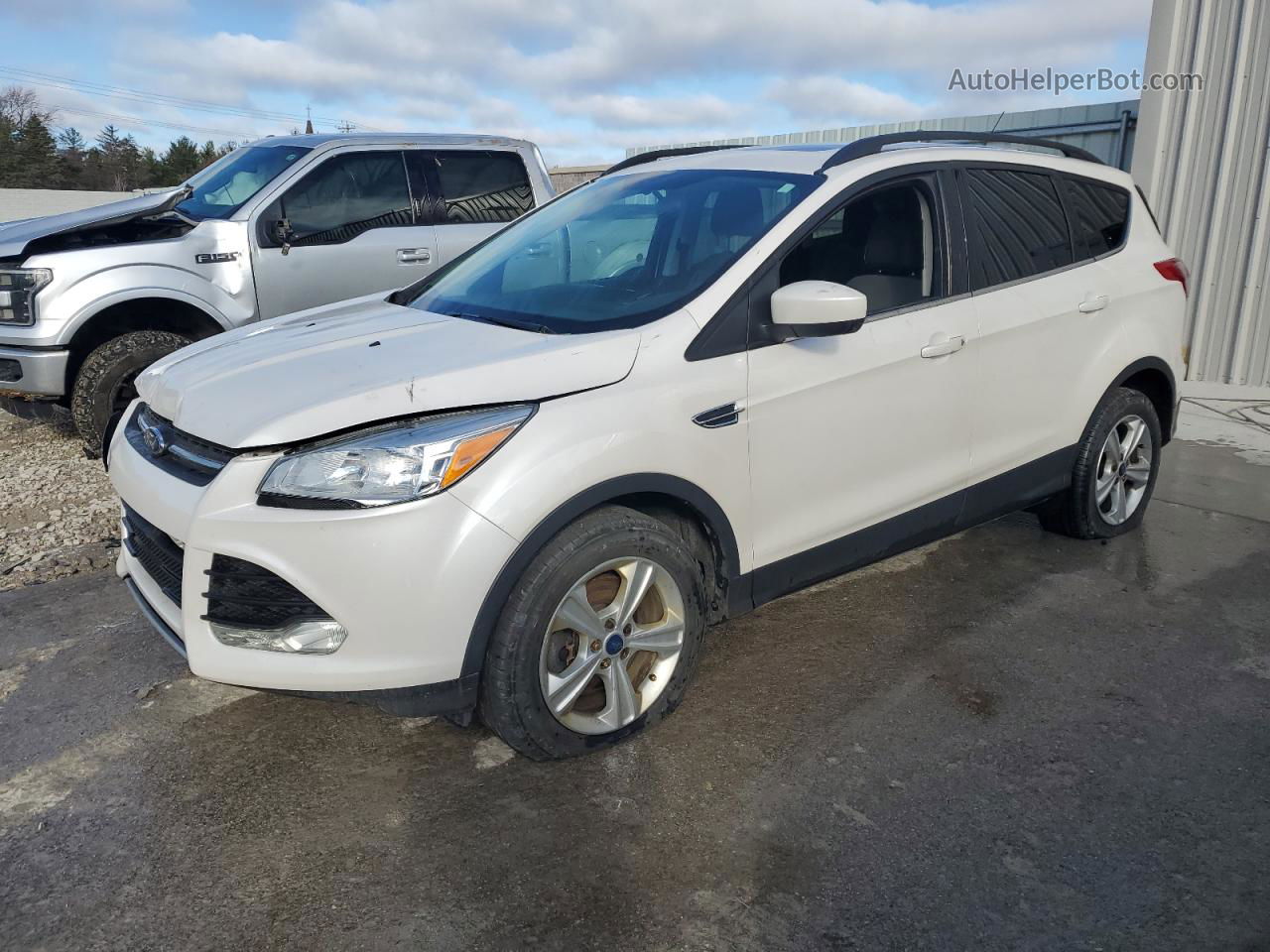 2015 Ford Escape Se White vin: 1FMCU9GX5FUC08672