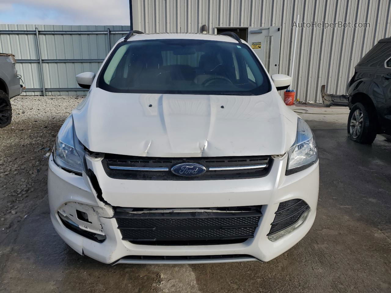 2015 Ford Escape Se Белый vin: 1FMCU9GX5FUC08672