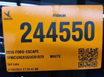 2016 Ford Escape Se vin: 1FMCU9GX5GUC01870