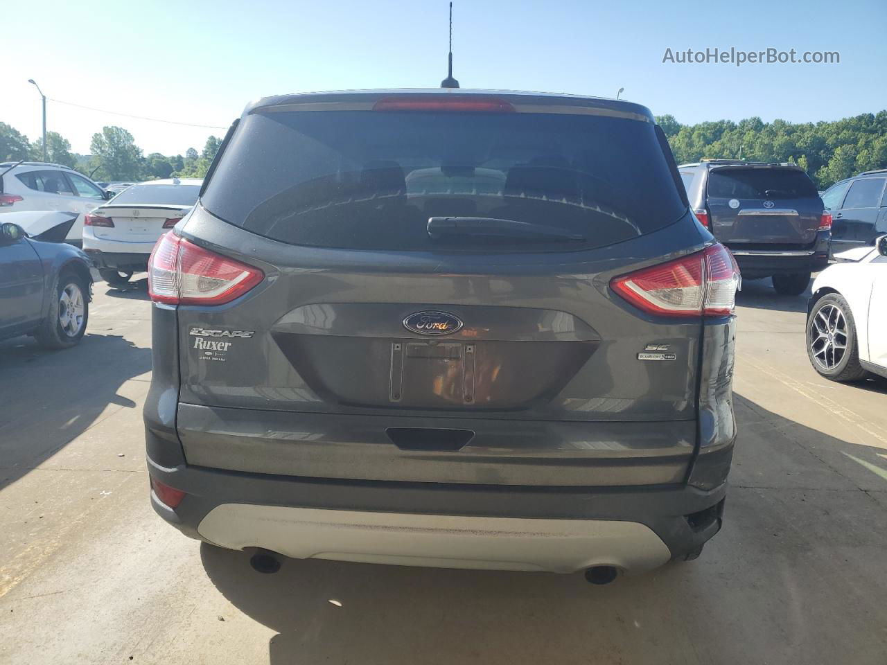 2016 Ford Escape Se Gray vin: 1FMCU9GX5GUC22671