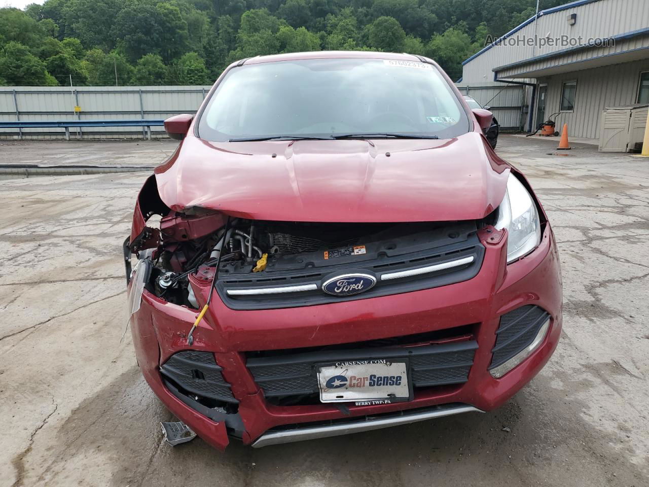 2016 Ford Escape Se Red vin: 1FMCU9GX5GUC32486