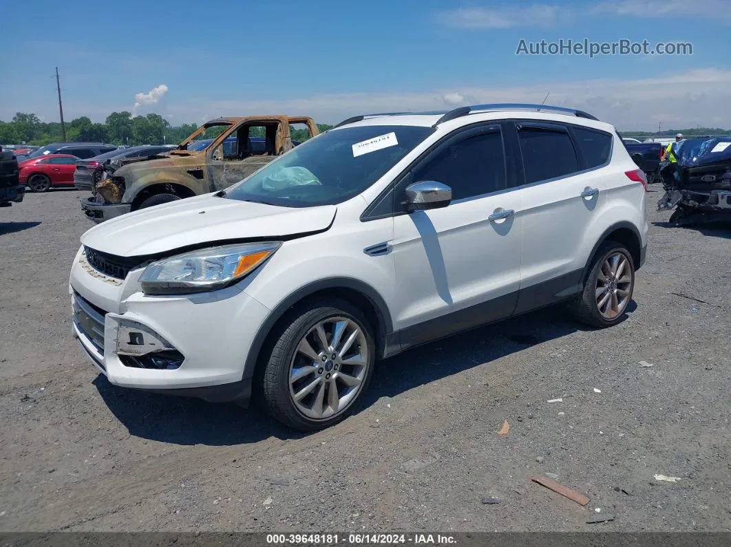 2016 Ford Escape Se Белый vin: 1FMCU9GX5GUC71563