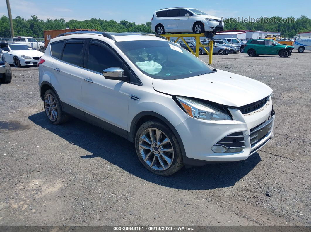 2016 Ford Escape Se White vin: 1FMCU9GX5GUC71563