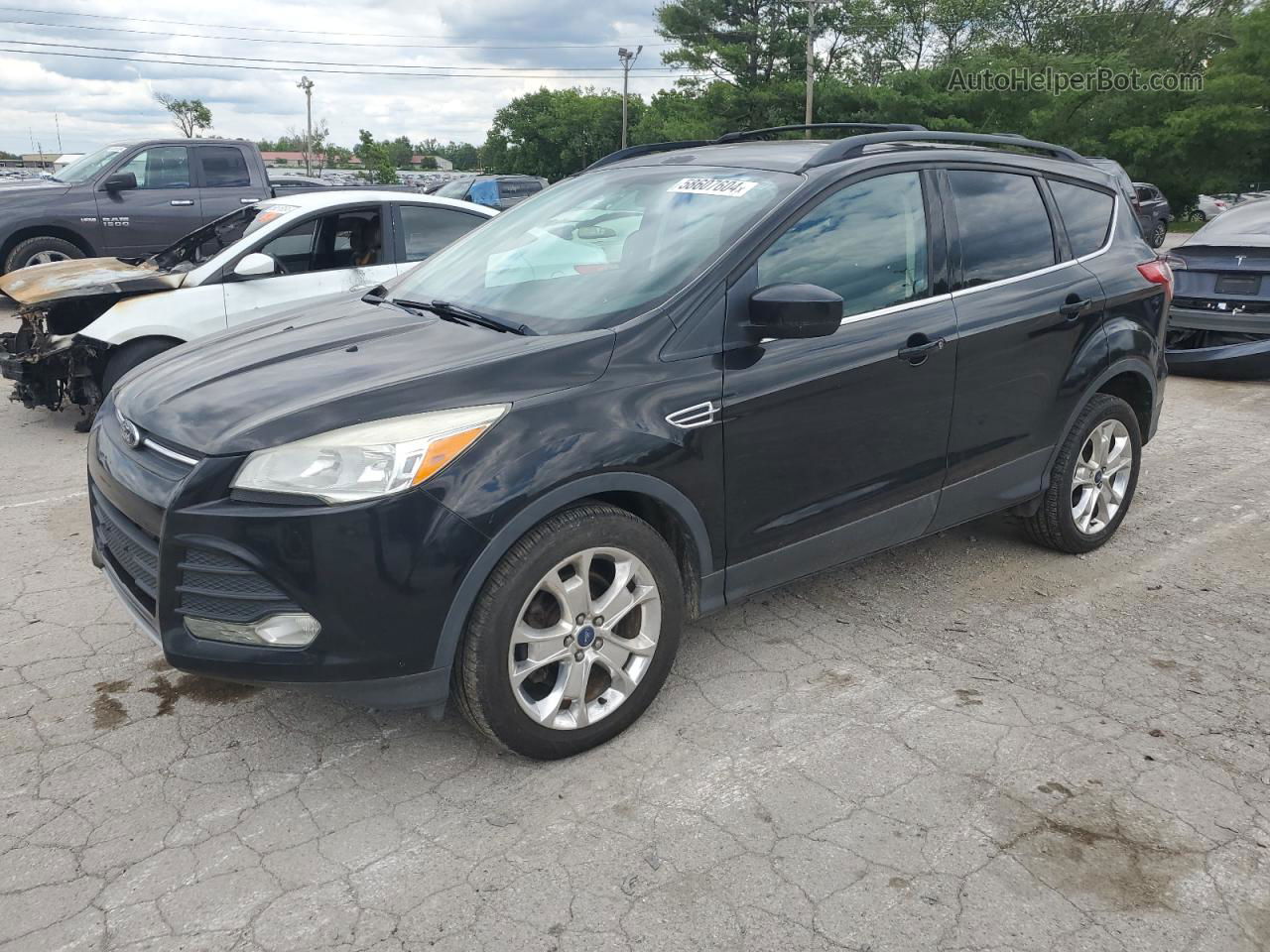 2013 Ford Escape Black vin: 1FMCU9GX6DUA38352