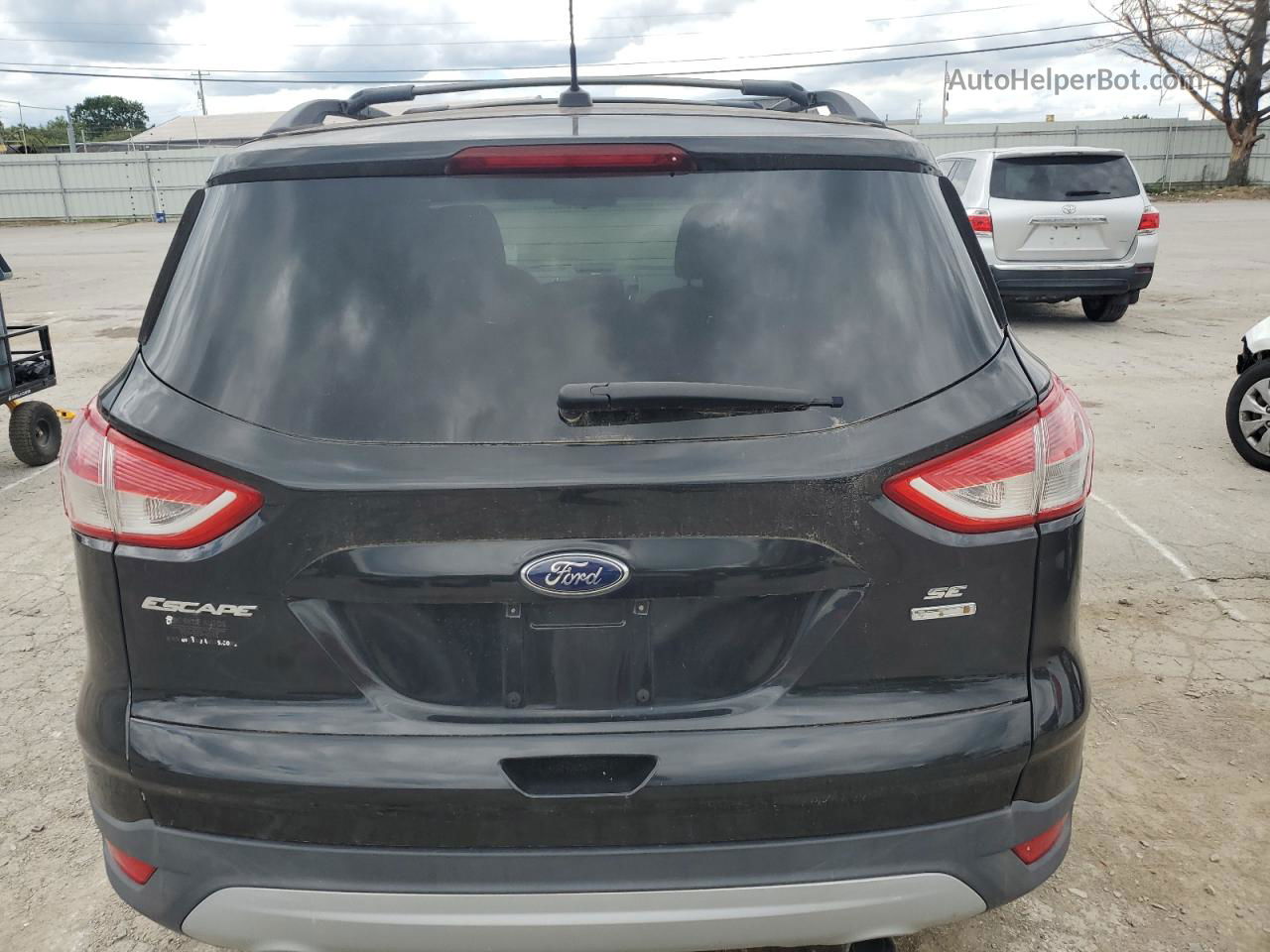 2013 Ford Escape Black vin: 1FMCU9GX6DUA38352