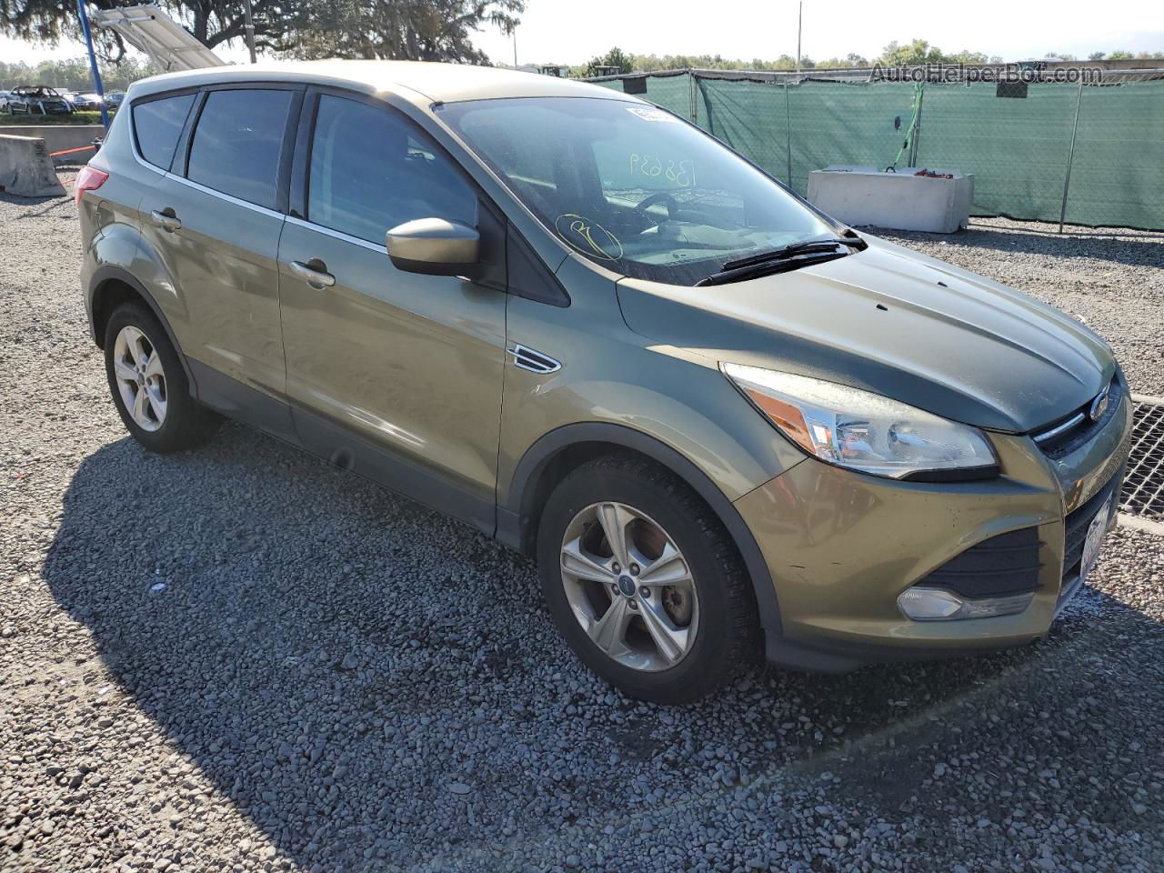 2013 Ford Escape Se Green vin: 1FMCU9GX6DUA56995