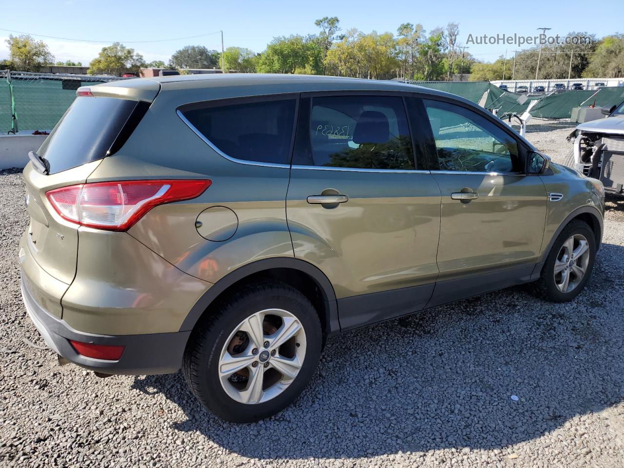 2013 Ford Escape Se Green vin: 1FMCU9GX6DUA56995