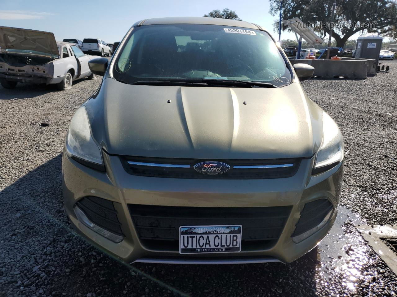 2013 Ford Escape Se Green vin: 1FMCU9GX6DUA56995