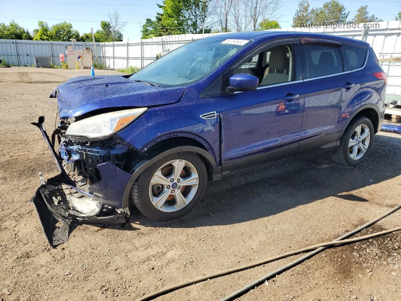 2013 Ford Escape Se Blue vin: 1FMCU9GX6DUA69410