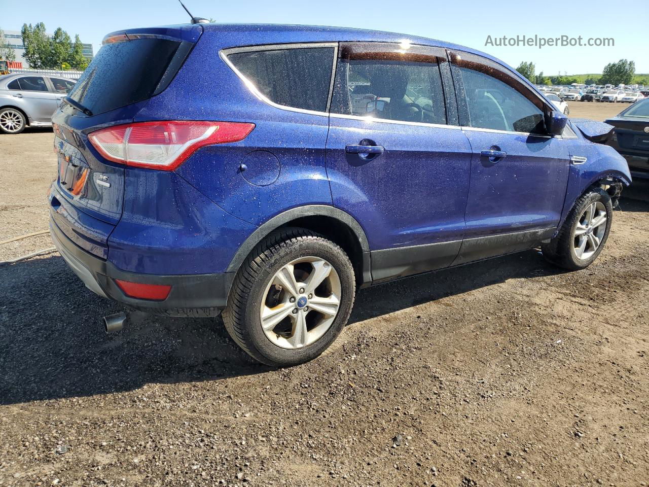 2013 Ford Escape Se Blue vin: 1FMCU9GX6DUA69410