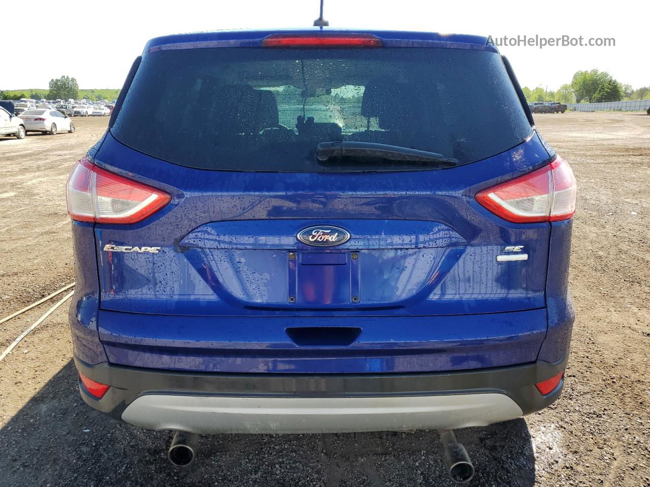 2013 Ford Escape Se Blue vin: 1FMCU9GX6DUA69410