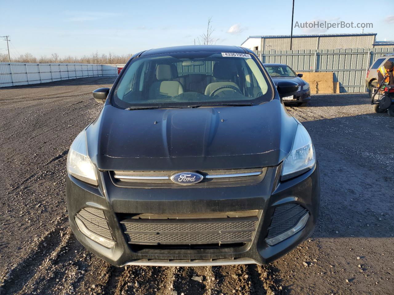 2013 Ford Escape Se Black vin: 1FMCU9GX6DUD20829