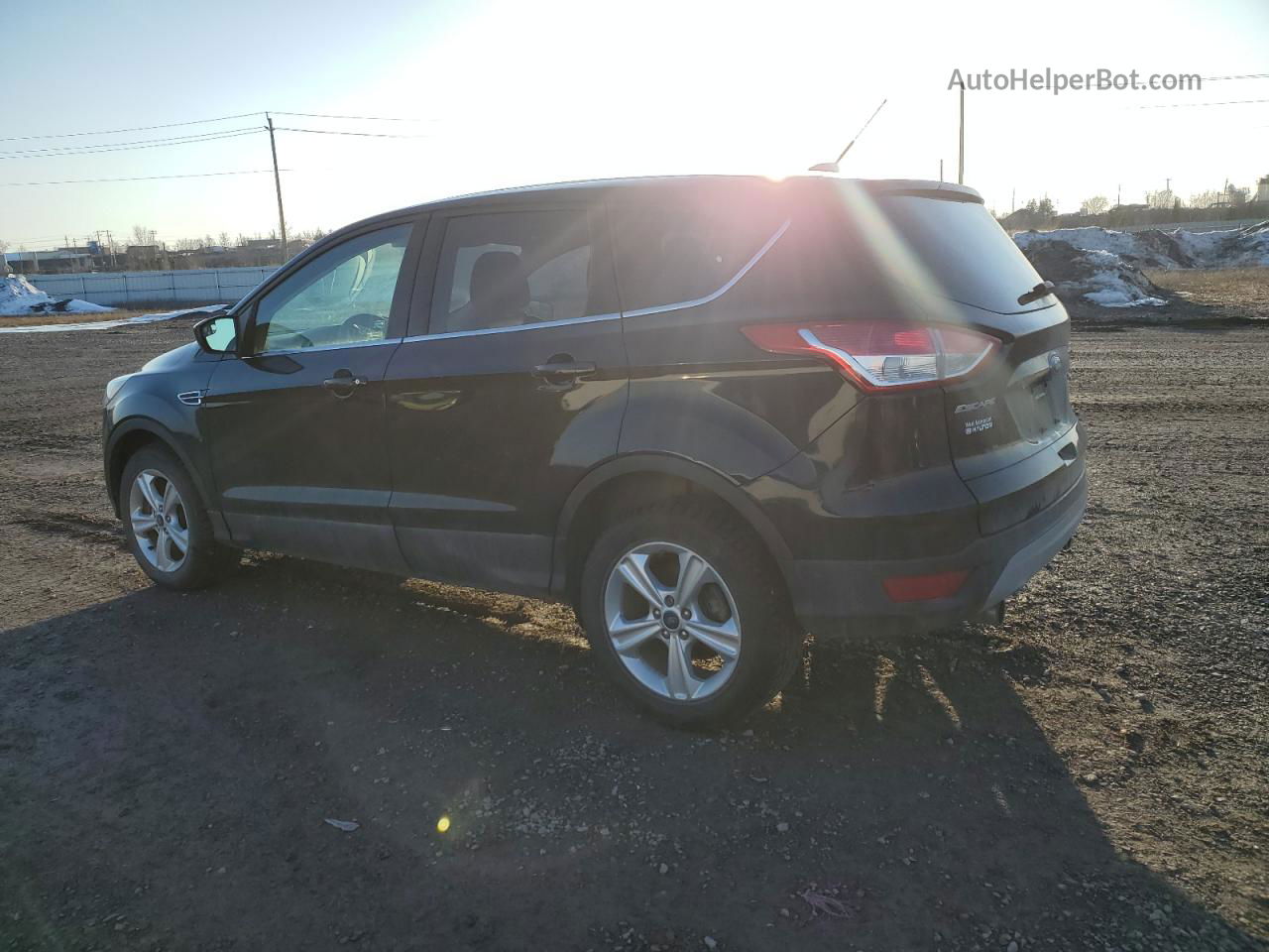 2013 Ford Escape Se Black vin: 1FMCU9GX6DUD20829