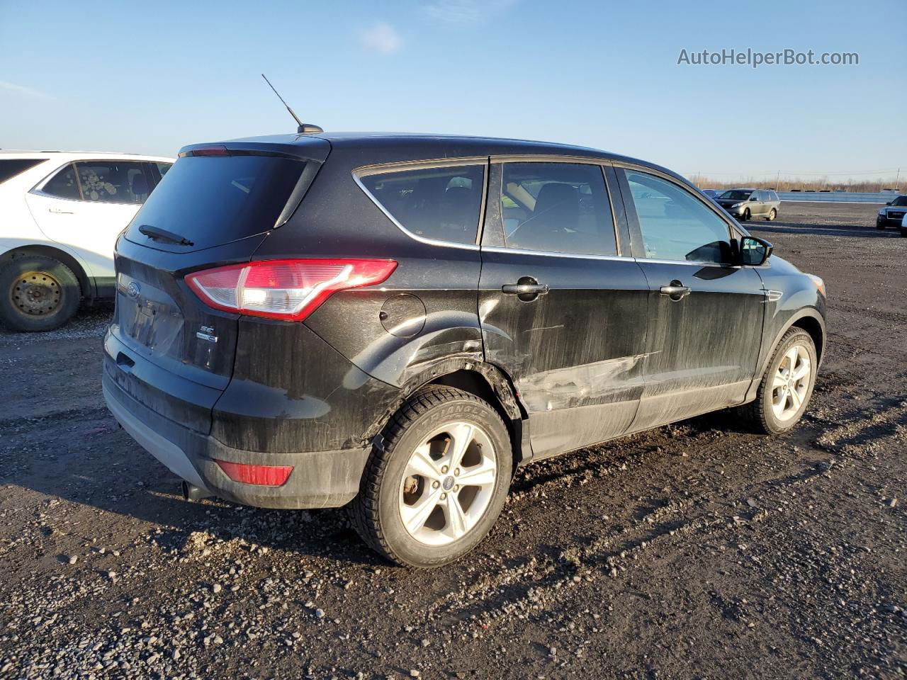 2013 Ford Escape Se Black vin: 1FMCU9GX6DUD20829