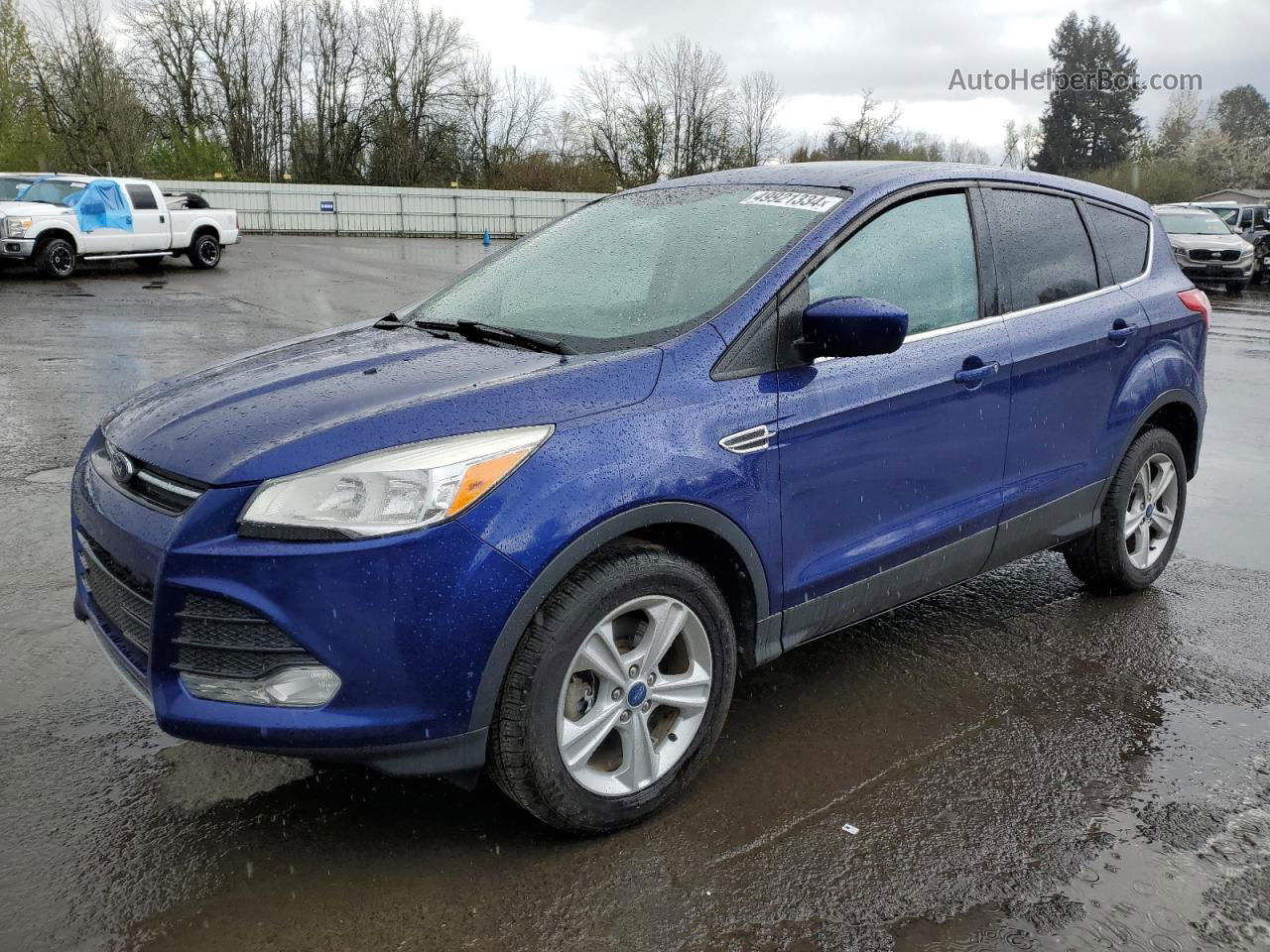 2013 Ford Escape Se Blue vin: 1FMCU9GX6DUD39901