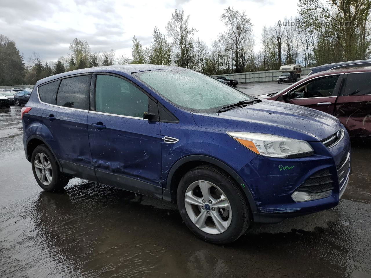 2013 Ford Escape Se Синий vin: 1FMCU9GX6DUD39901