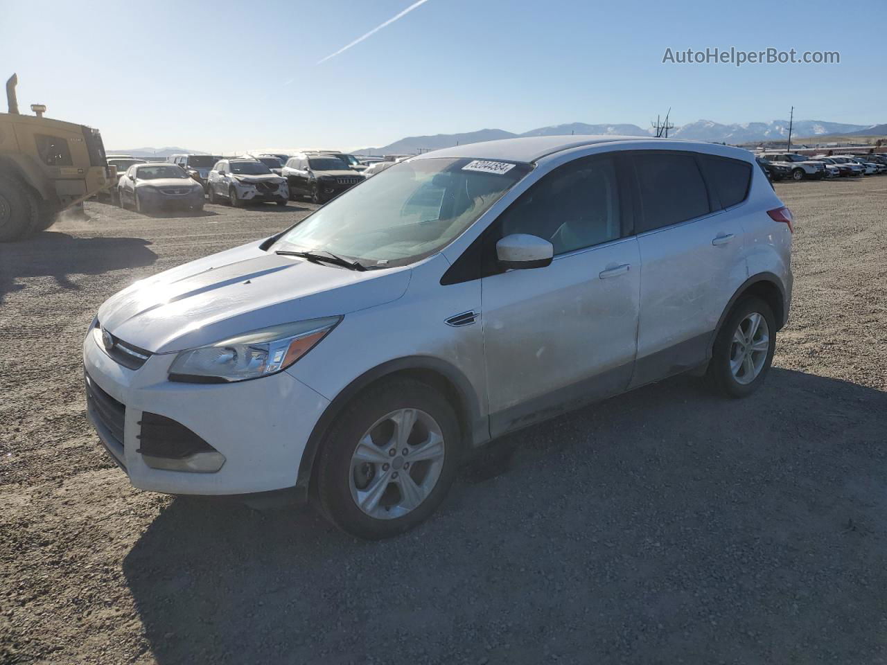 2014 Ford Escape Se Белый vin: 1FMCU9GX6EUA38515