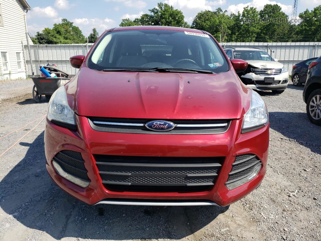 2014 Ford Escape Se Burgundy vin: 1FMCU9GX6EUB58072