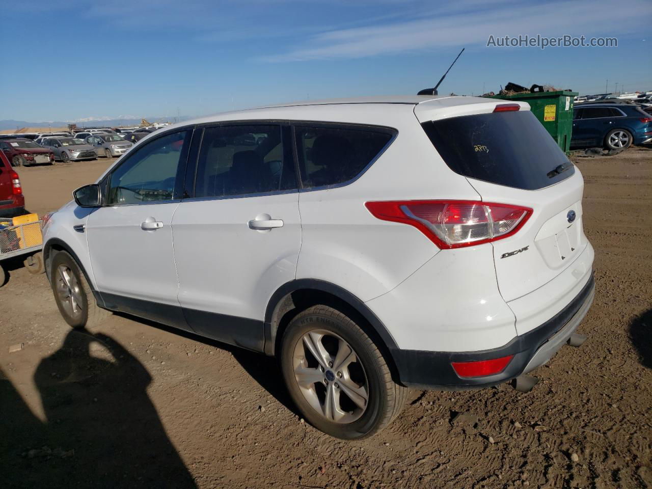 2014 Ford Escape Se Белый vin: 1FMCU9GX6EUD18600