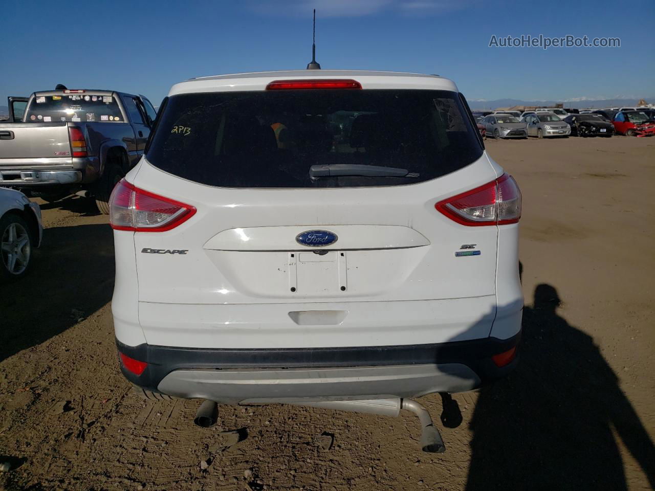 2014 Ford Escape Se Белый vin: 1FMCU9GX6EUD18600