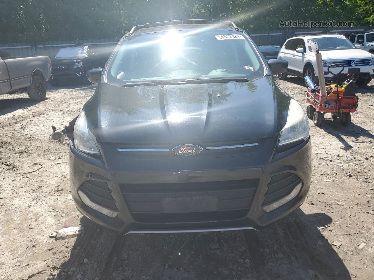 2015 Ford Escape Se Black vin: 1FMCU9GX6FUA34711