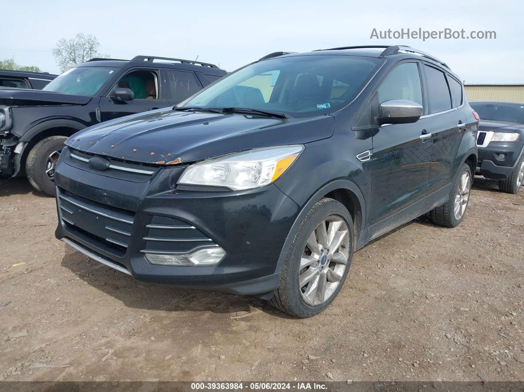 2015 Ford Escape Se Black vin: 1FMCU9GX6FUB17491