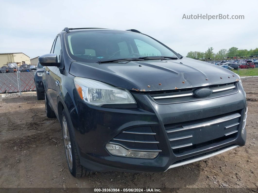 2015 Ford Escape Se Black vin: 1FMCU9GX6FUB17491