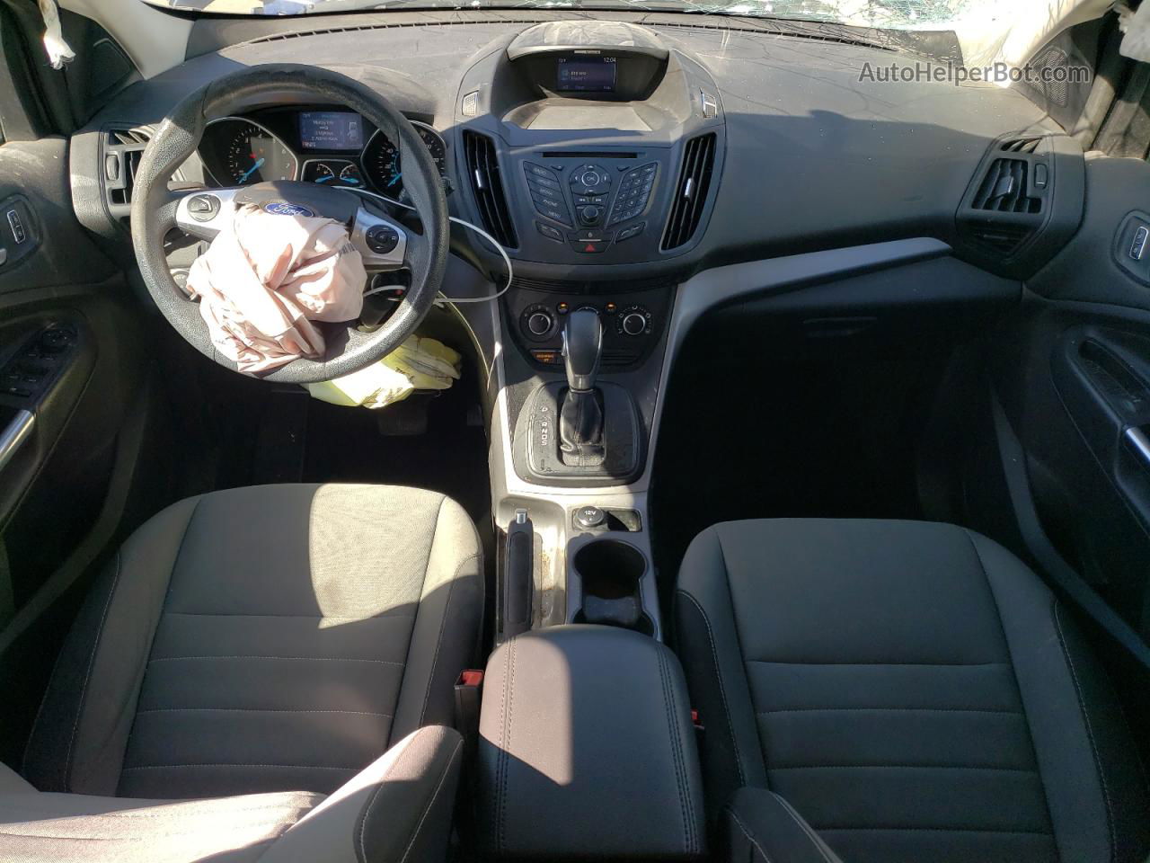 2015 Ford Escape Se Черный vin: 1FMCU9GX6FUB82776