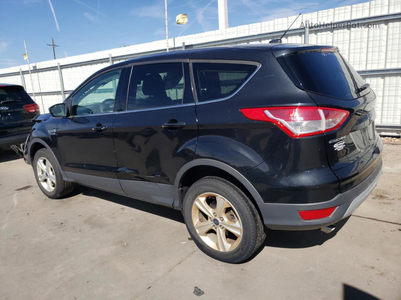 2015 Ford Escape Se Черный vin: 1FMCU9GX6FUB82776