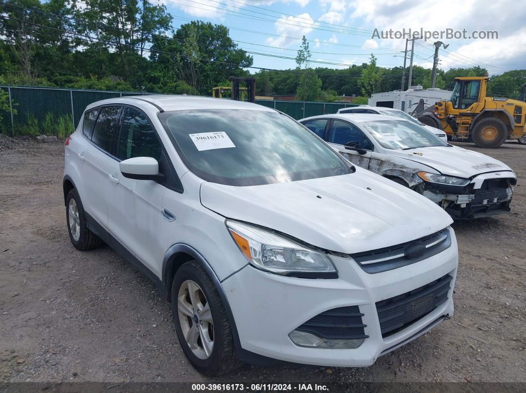 2015 Ford Escape Se White vin: 1FMCU9GX6FUC65611